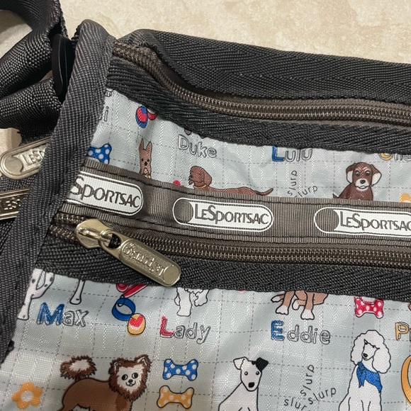 LeSportsac travel bag. Dog print. - Picture 3 of 5